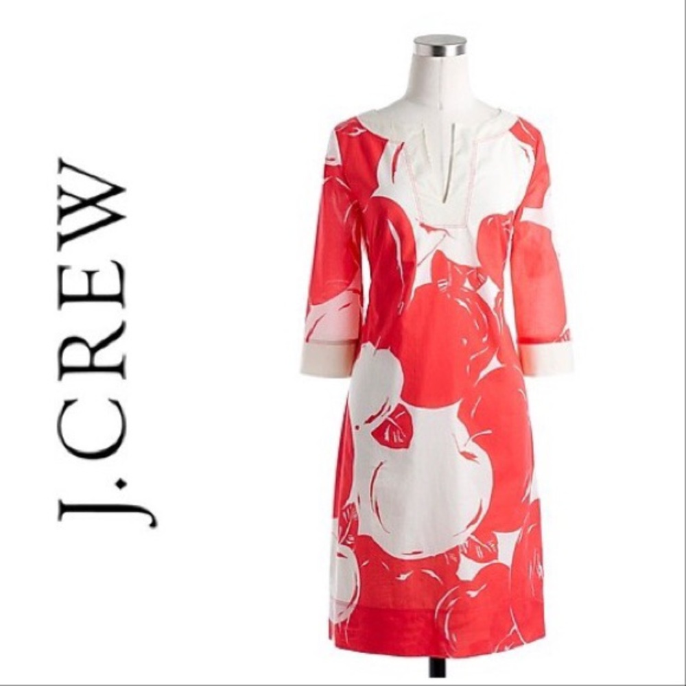 J. Crew Big apple tunic dress